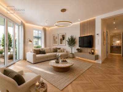 Musterwohnung Wohnzimmer2 KI Staging