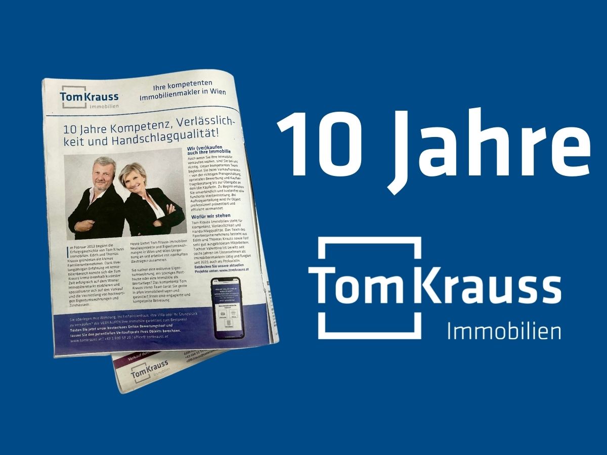 10 JAHRE KOMPETENZ, VERLÄSSLICHKEIT UND HANDSCHLAGQUALITÄT!